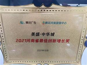 2021河南省最佳创新增长奖 太阳集团tyc官方入口中华城